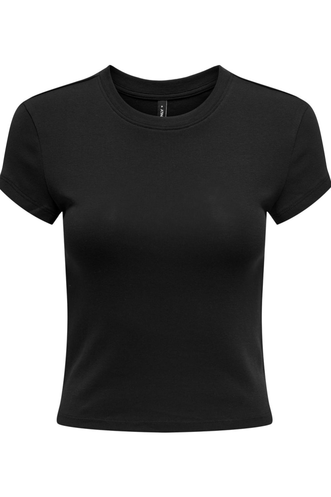 ONLELINA S/S O-NECK SHORT TOP JRS N 15320229 Black
